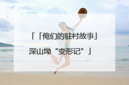 「俺们的驻村故事」深山坳“变形记”