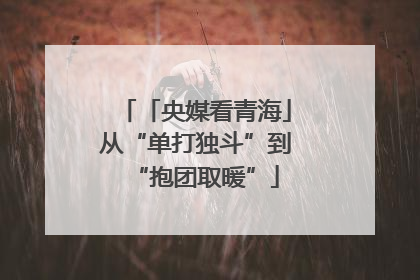 「央媒看青海」从“单打独斗”到“抱团取暖”
