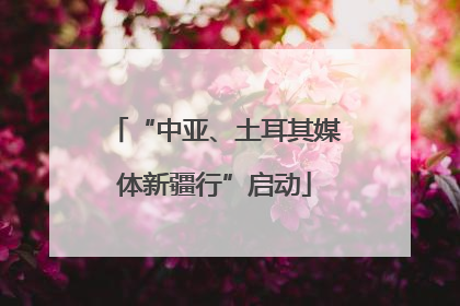 “中亚、土耳其媒体新疆行”启动