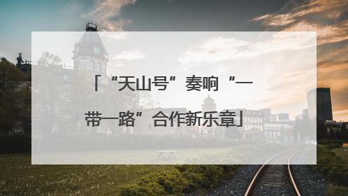 “天山号”奏响“一带一路”合作新乐章