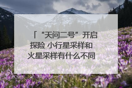 “天问二号”开启探险 小行星采样和火星采样有什么不同？｜科技观察
