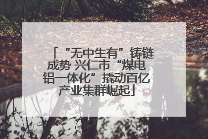“无中生有”铸链成势 兴仁市“煤电铝一体化”撬动百亿产业集群崛起