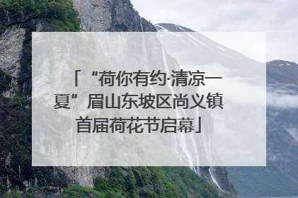 “荷你有约·清凉一夏”眉山东坡区尚义镇首届荷花节启幕