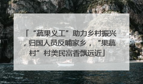 “蔬果义工”助力乡村振兴，归国人员反哺家乡，“果蔬村”村美民富香飘远近