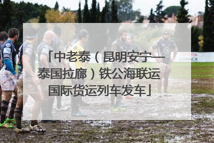 中老泰（昆明安宁—泰国拉廊）铁公海联运国际货运列车发车