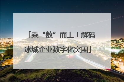 乘“数”而上！解码冰城企业数字化突围