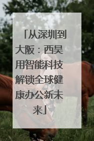 从深圳到大阪：西昊用智能科技解锁全球健康办公新未来