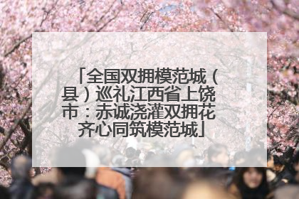 全国双拥模范城（县）巡礼江西省上饶市：赤诚浇灌双拥花 齐心同筑模范城