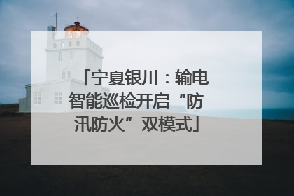 宁夏银川：输电智能巡检开启“防汛防火”双模式