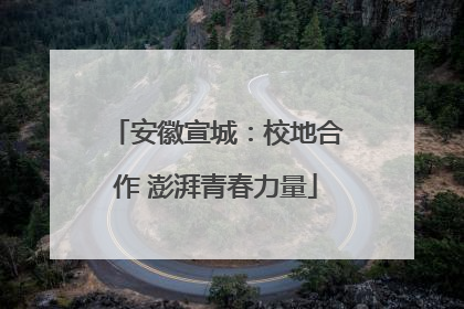 安徽宣城：校地合作 澎湃青春力量