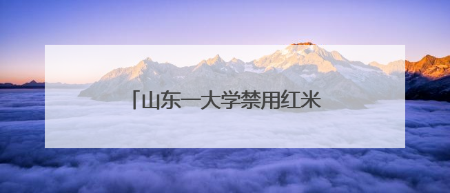 山东一大学禁用红米手机考试，小米王化回应：并非学校要求