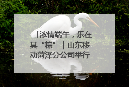 浓情端午，乐在其“粽”｜山东移动菏泽分公司举行端午节主题活动