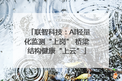 联智科技：AI轻量化监测“上岗” 桥梁结构健康“上云”