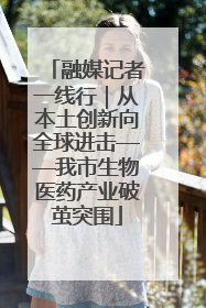 融媒记者一线行｜从本土创新向全球进击——我市生物医药产业破茧突围