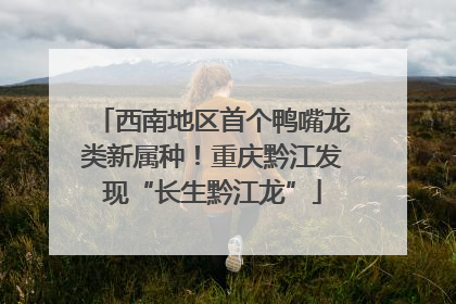 西南地区首个鸭嘴龙类新属种！重庆黔江发现“长生黔江龙”