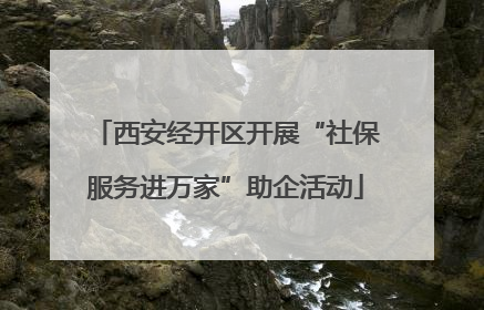 西安经开区开展“社保服务进万家”助企活动