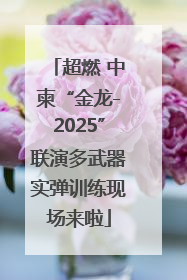 超燃 中柬“金龙-2025”联演多武器实弹训练现场来啦