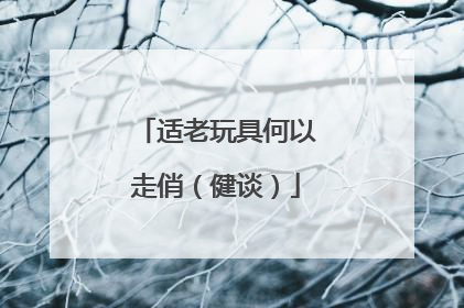 适老玩具何以走俏（健谈）