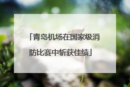 青岛机场在国家级消防比赛中斩获佳绩