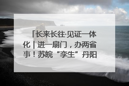 长来长往·见证一体化｜进一扇门，办两省事！苏皖“孪生”丹阳如何做到的？