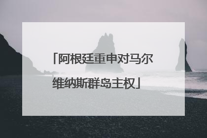阿根廷重申对马尔维纳斯群岛主权