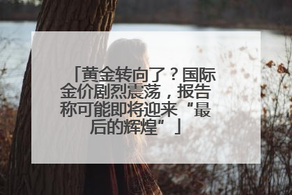 黄金转向了？国际金价剧烈震荡，报告称可能即将迎来“最后的辉煌”