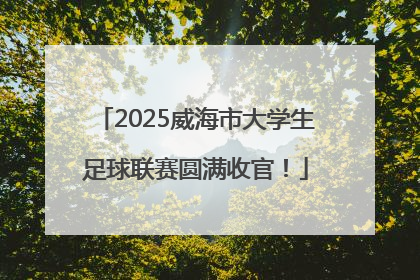 2025威海市大学生足球联赛圆满收官！